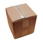 cardboard box with carton sealing tape